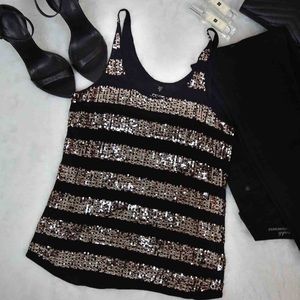 Joes Jeans Sequin Knit Cami Top